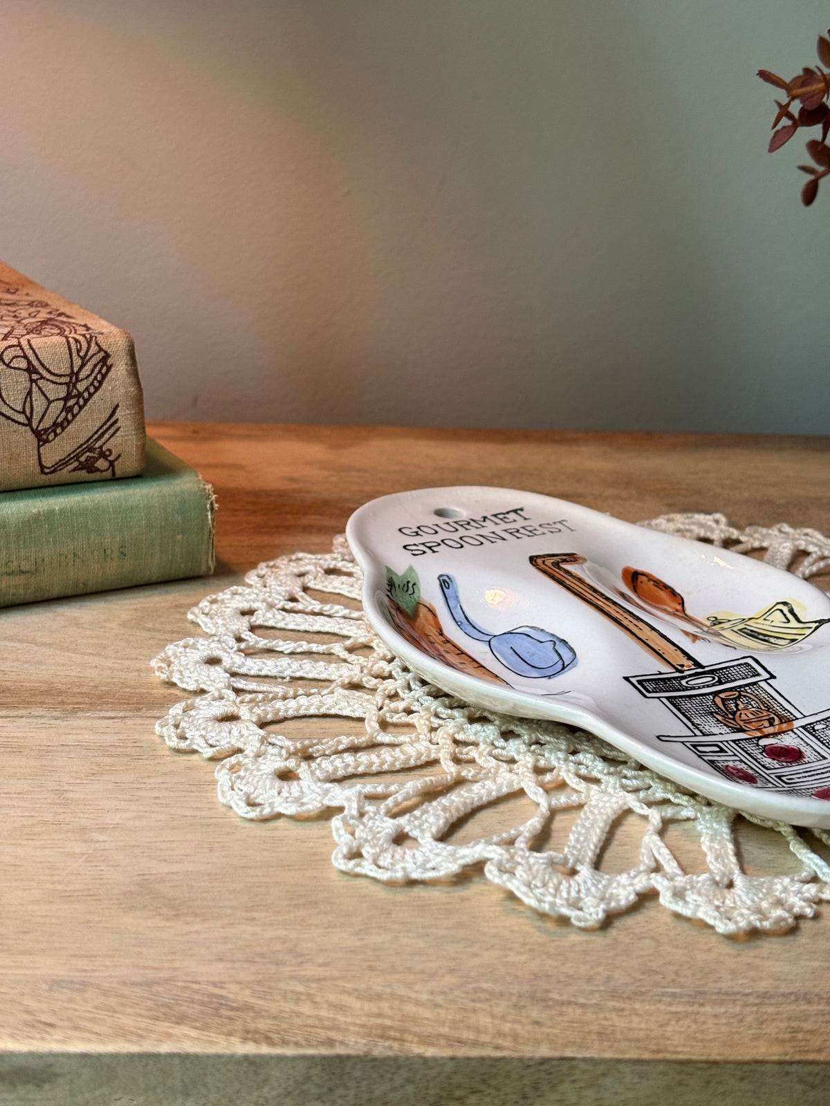 Vintage Gourmet Spoon Rest