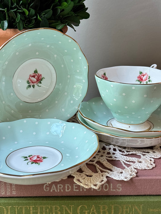 Royal Albert Polka Rose Tea Set