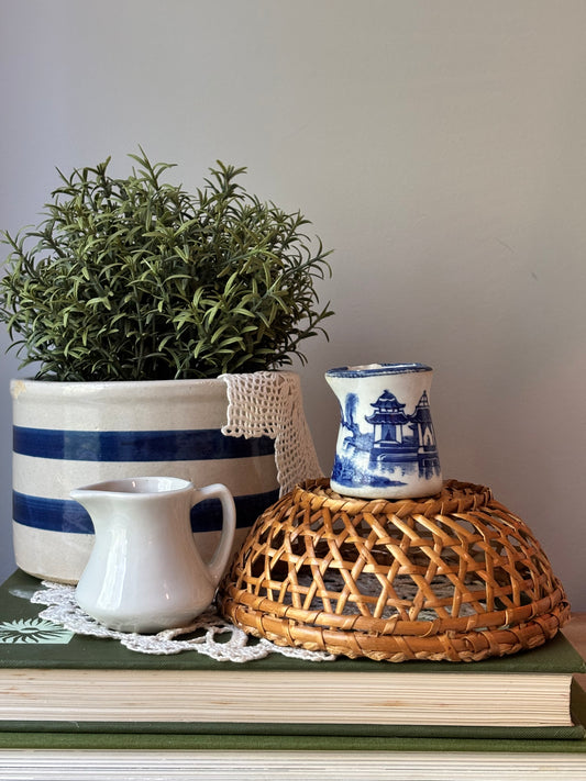 Mini Blue & White Japanese Creamer