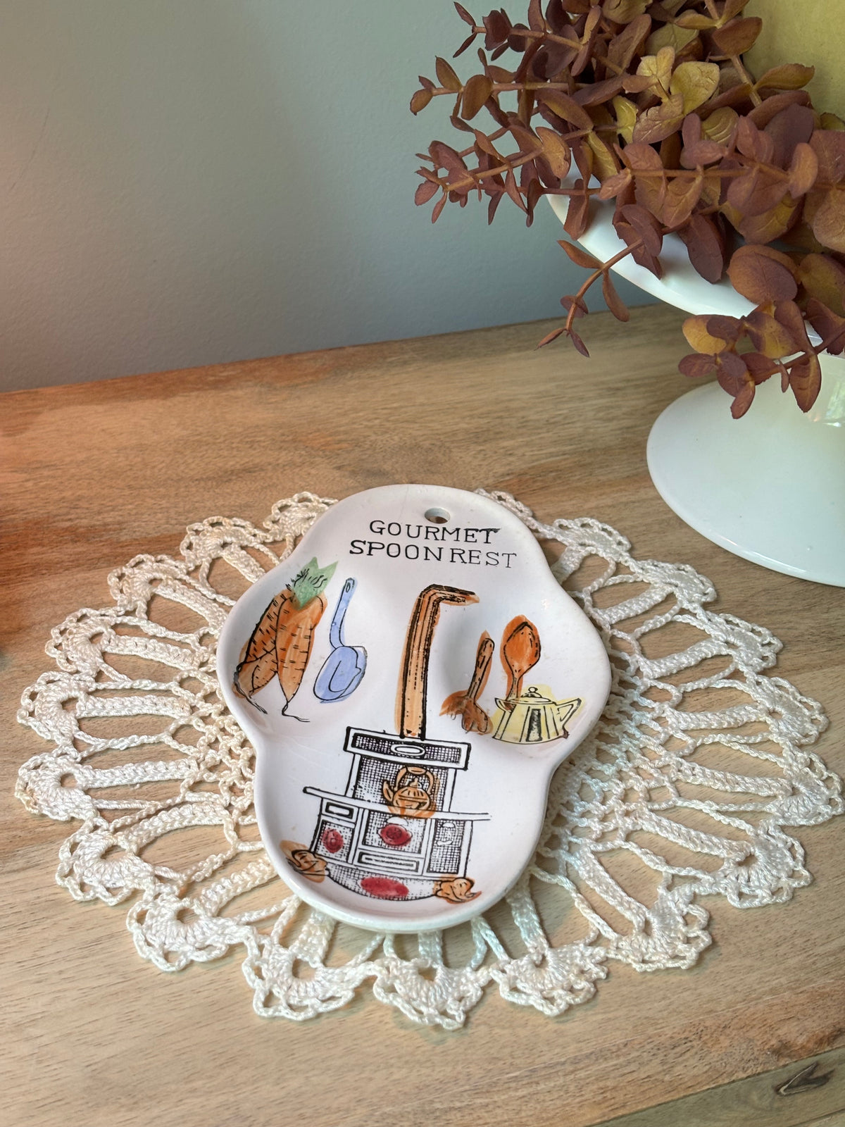 Vintage Gourmet Spoon Rest