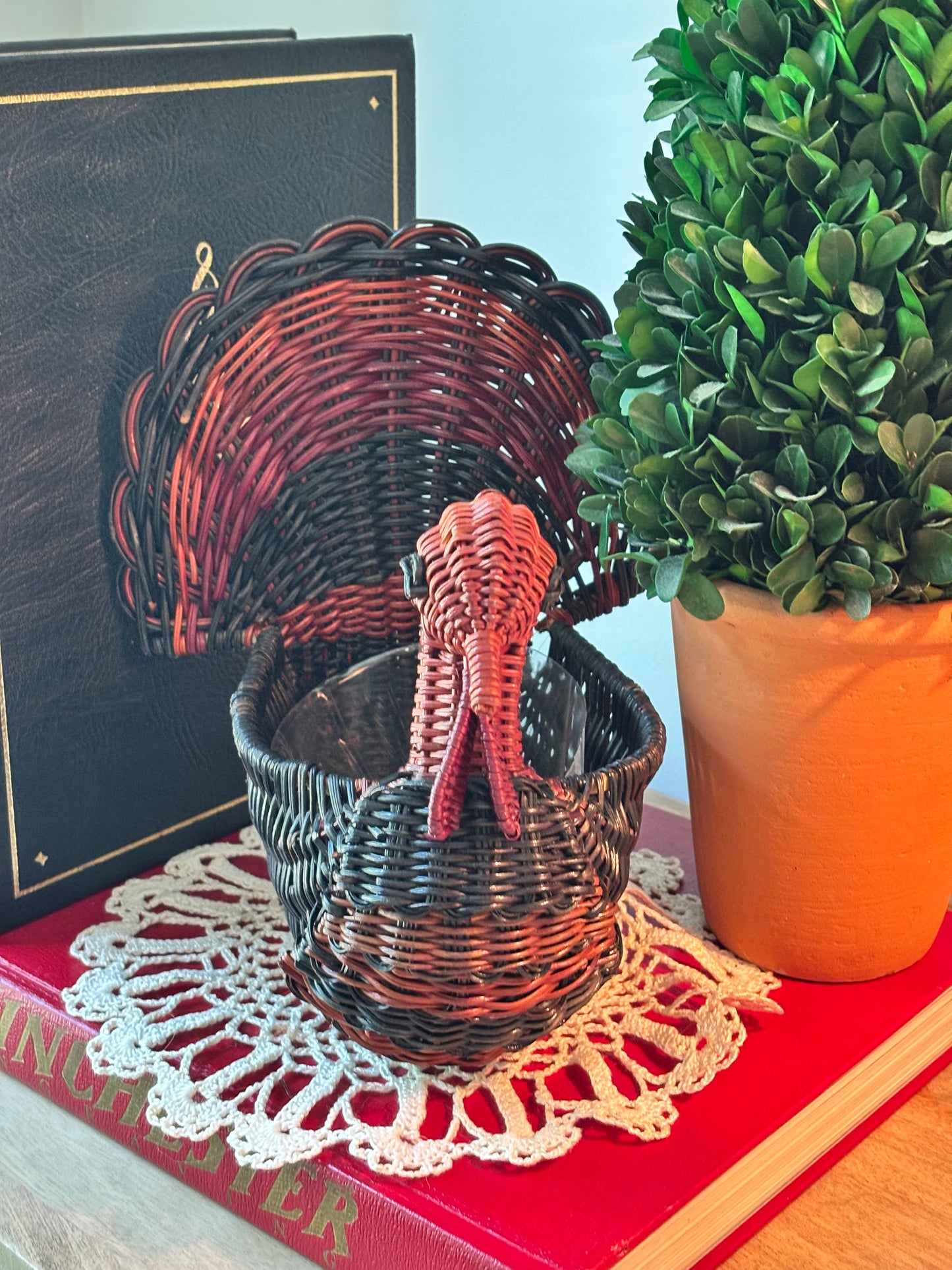 Vintage Turkey Basket