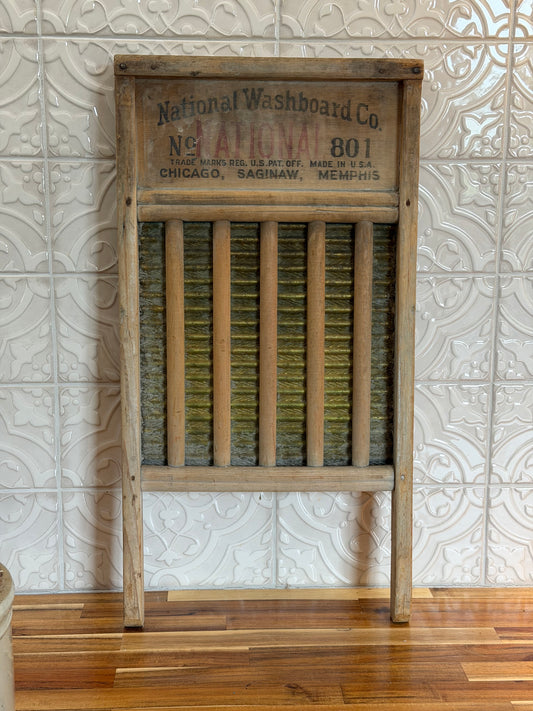 Vintage Washboard - National Washboard Co.