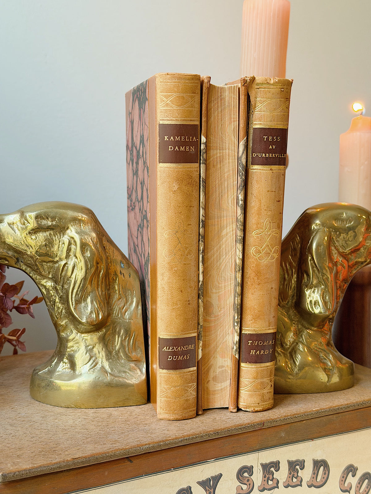 Marbled Leather Book Bundle