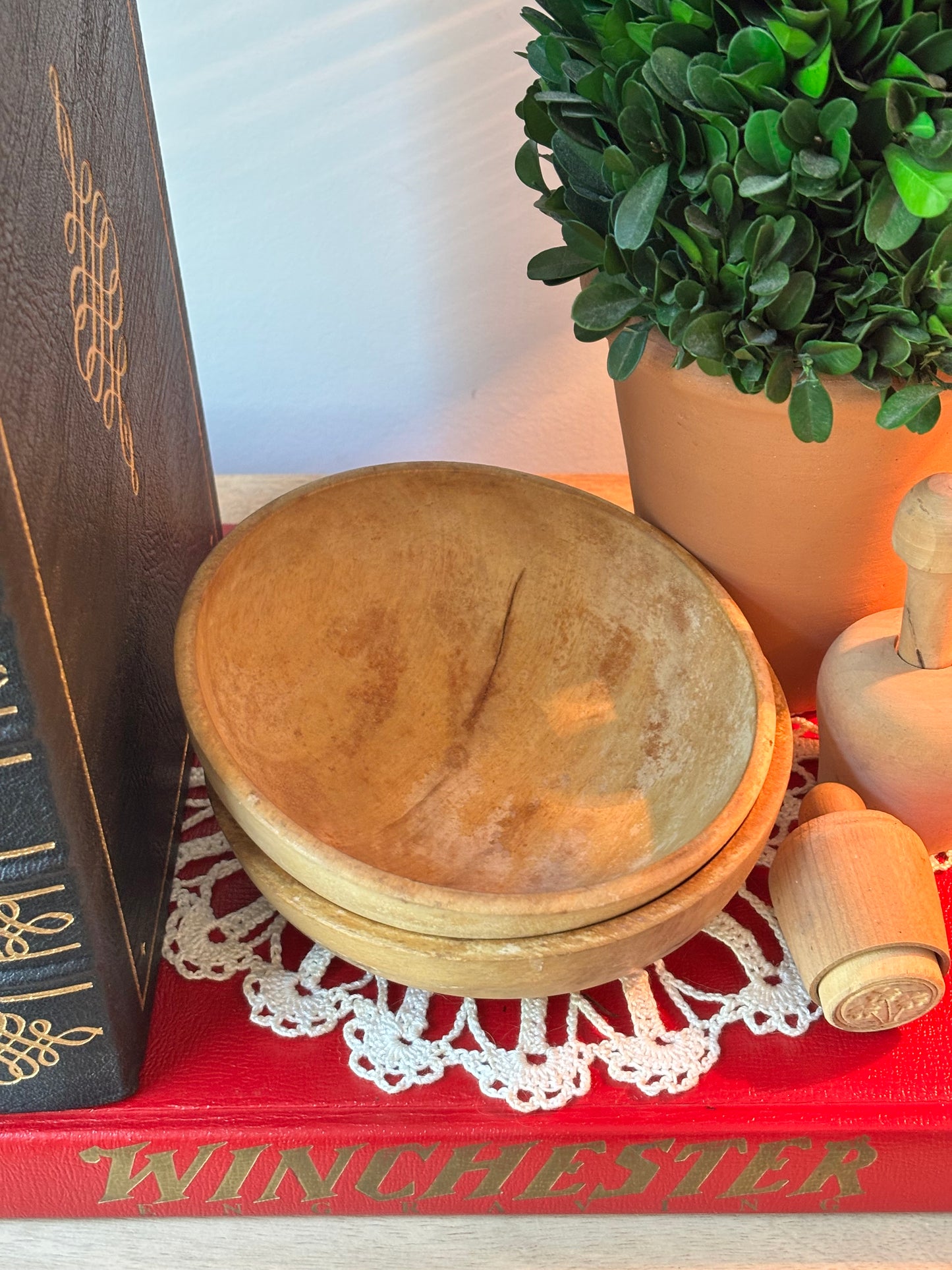 Wooden Dough Bowls