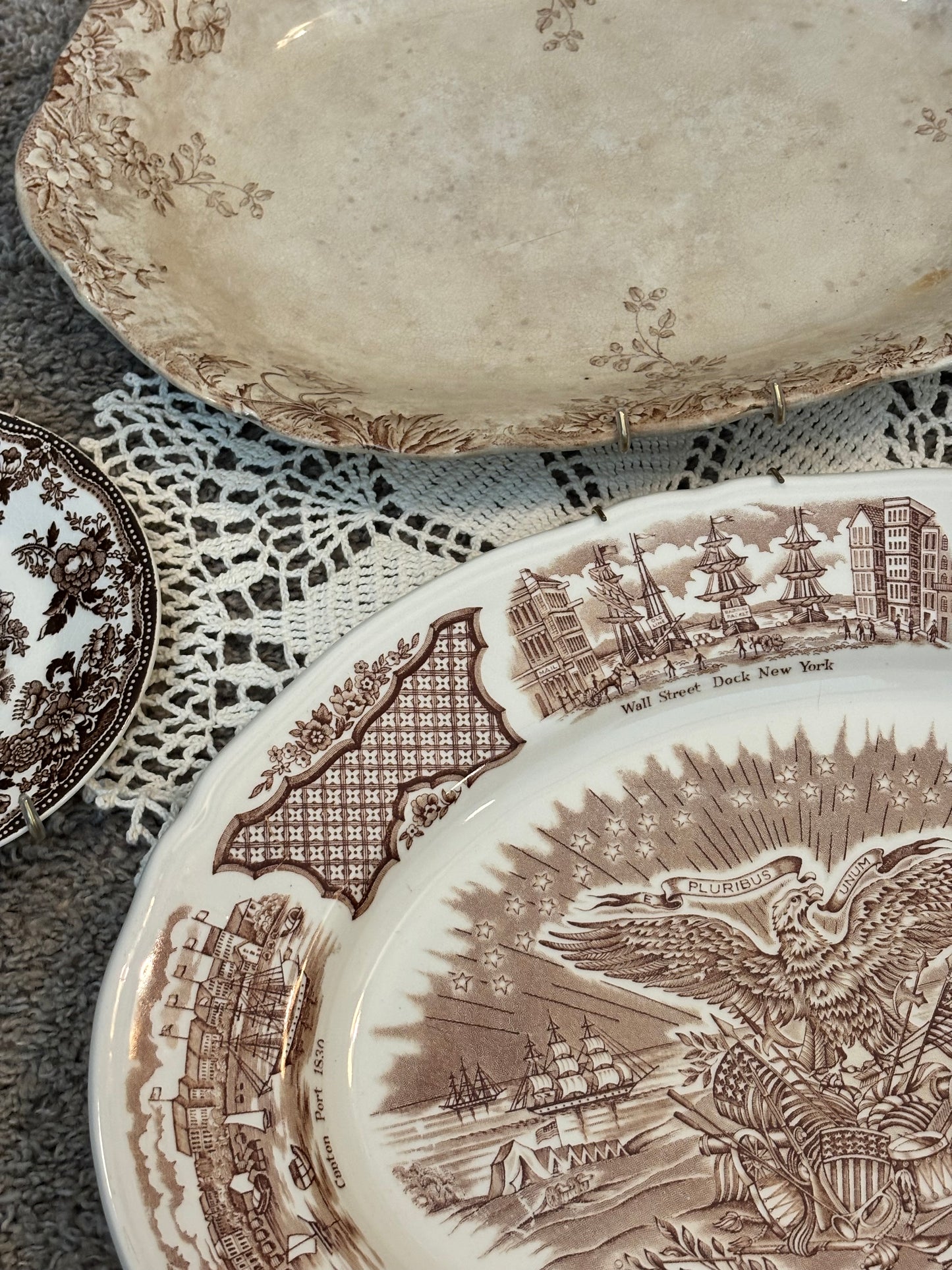 Vintage Alfred Meakin Fair Winds Platter