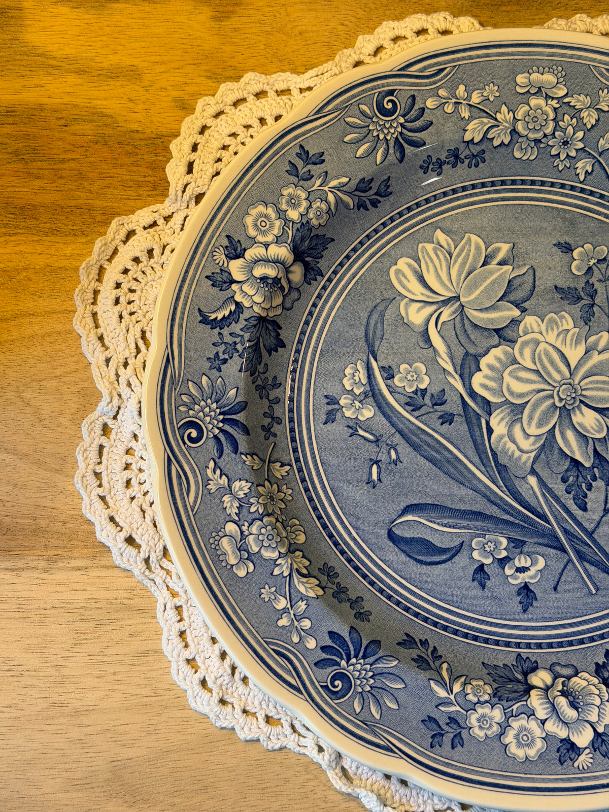Blue and White Transferware & Plates