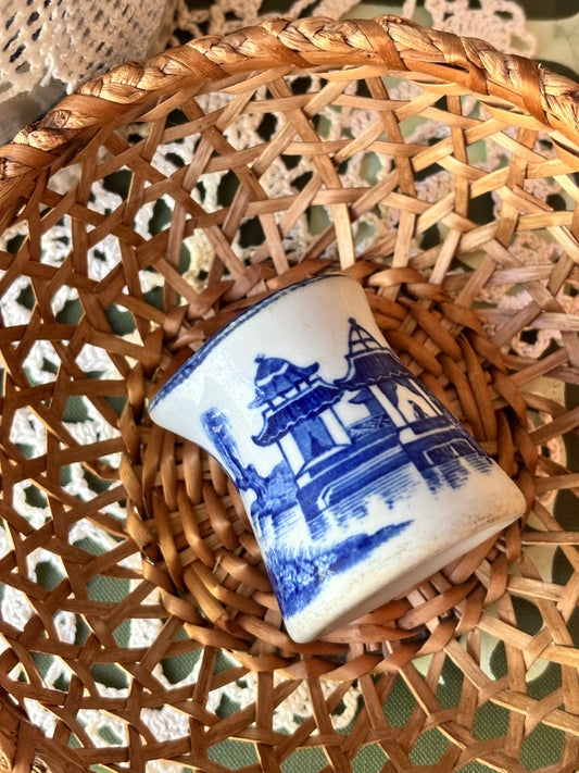 Mini Blue & White Japanese Creamer