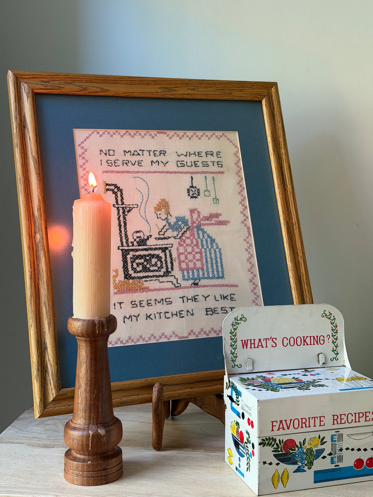 It Seems They LIke my Kitchen Best Cross Stitch