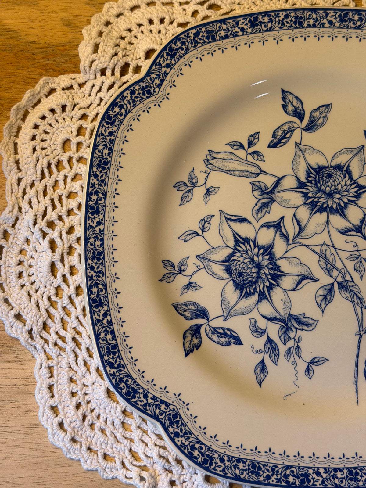 Blue and White Transferware & Plates