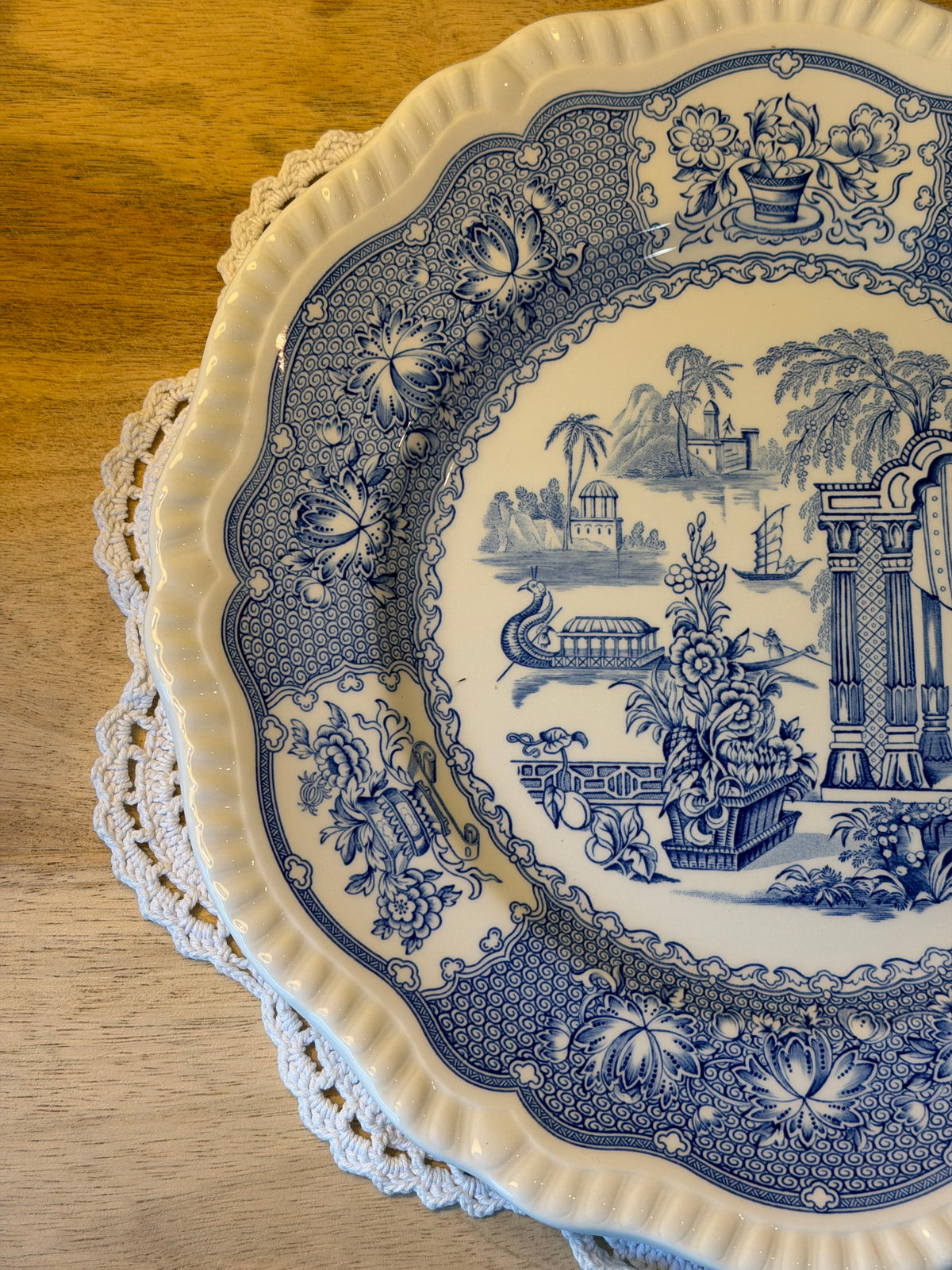 Blue and White Transferware & Plates