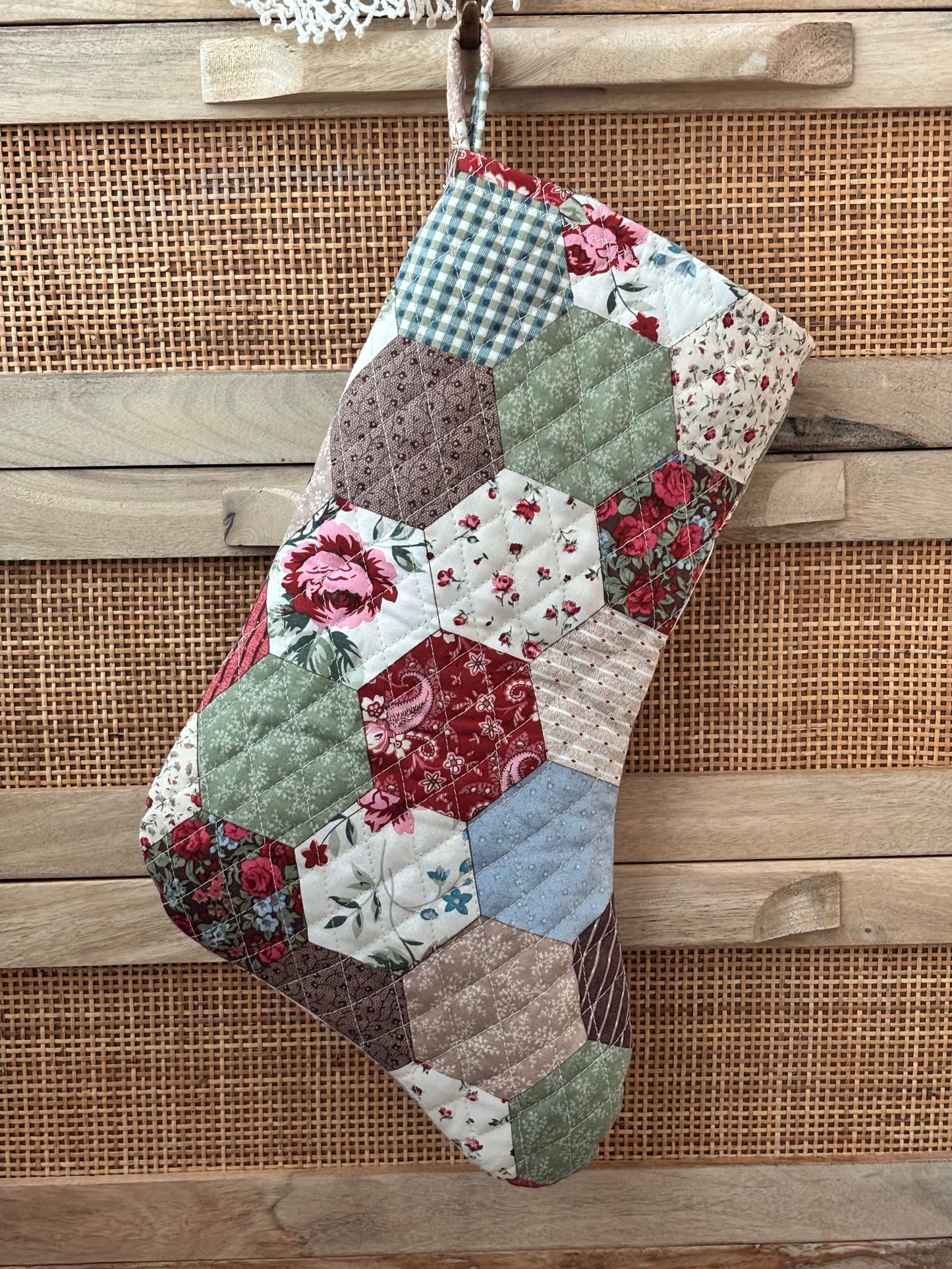 Quilted Patchwork Stocking