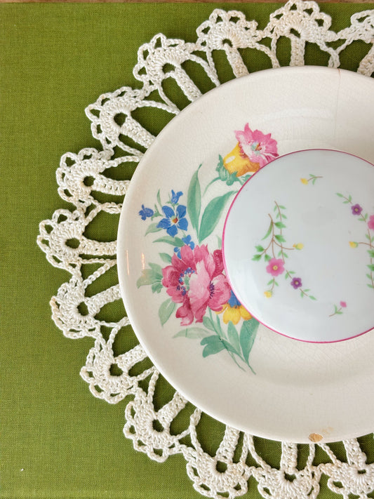 Floral Porcelain Trinket Box
