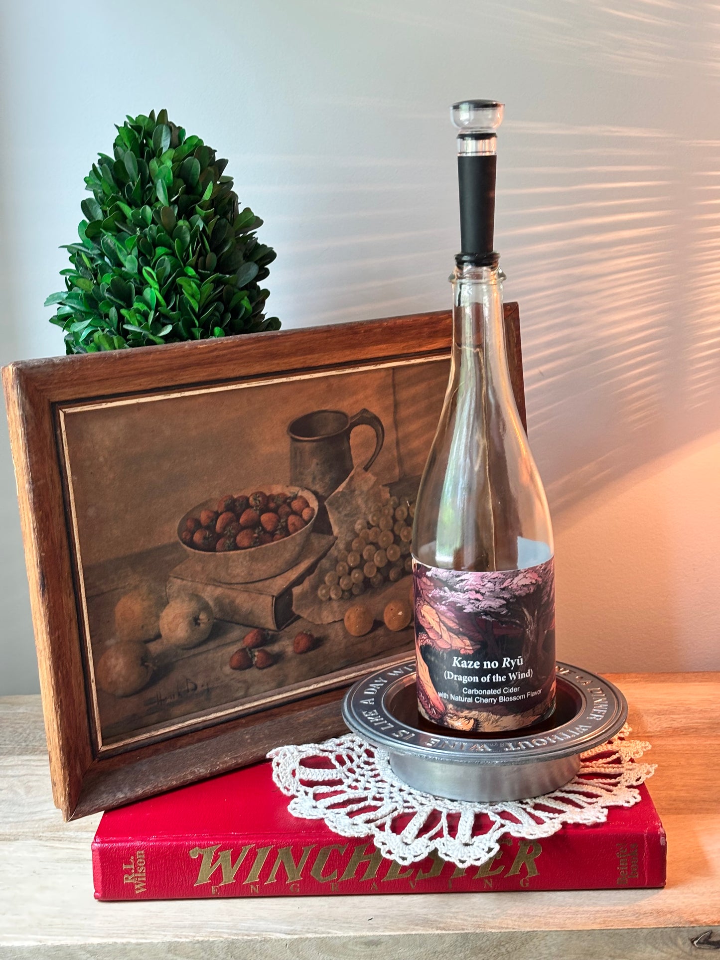 A Dinner without Wine Pewter Cooler