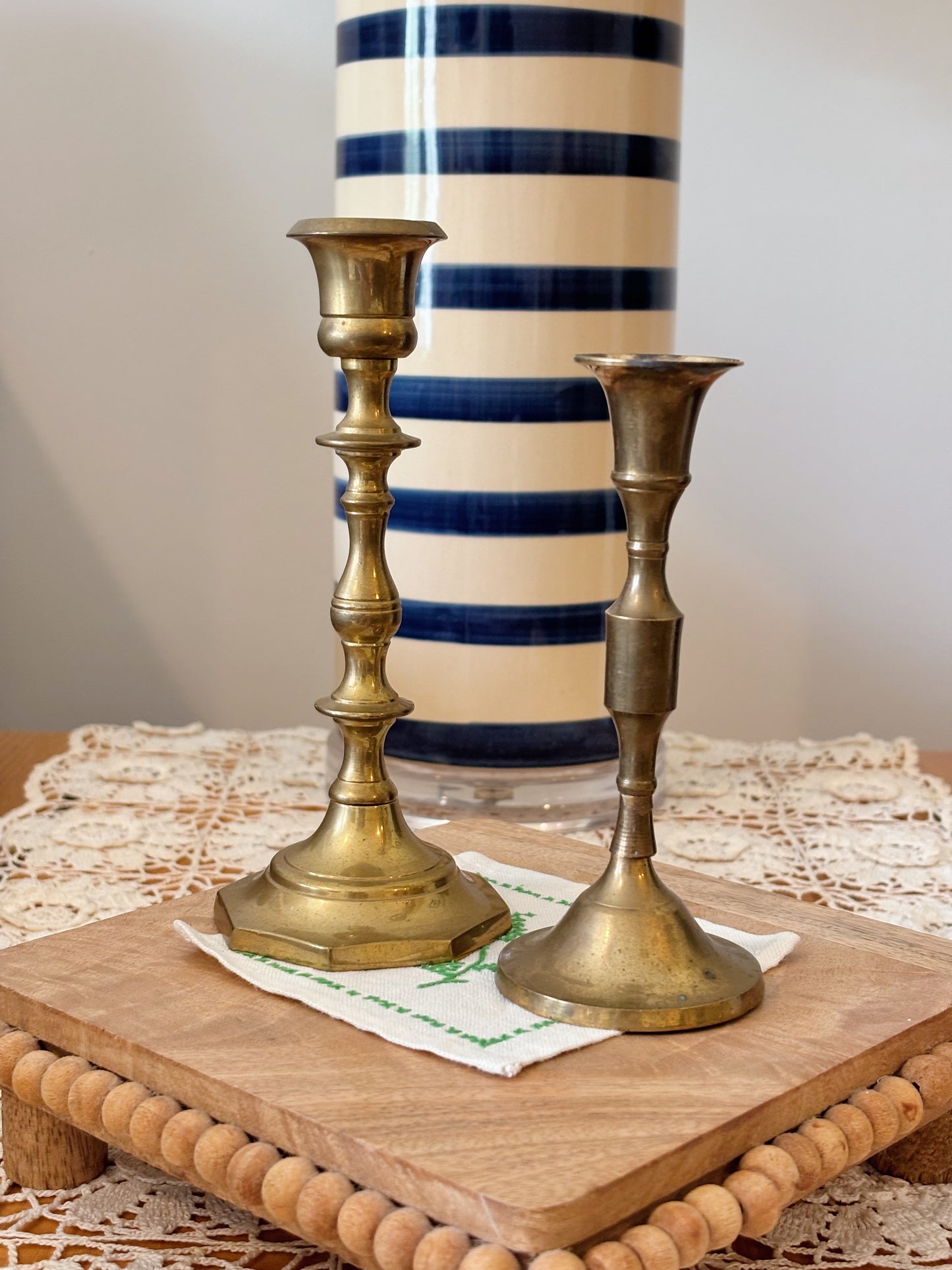 Vintage Brass Candlesticks
