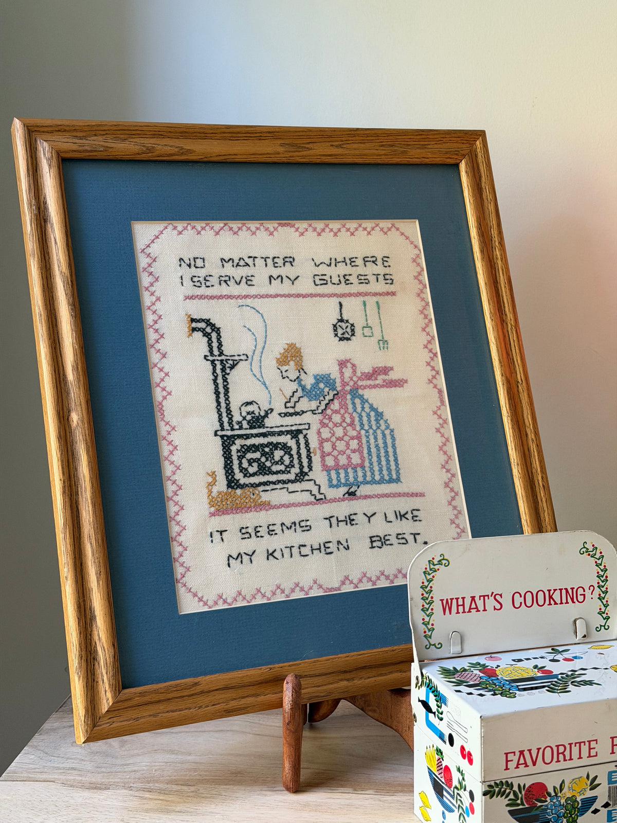 It Seems They LIke my Kitchen Best Cross Stitch