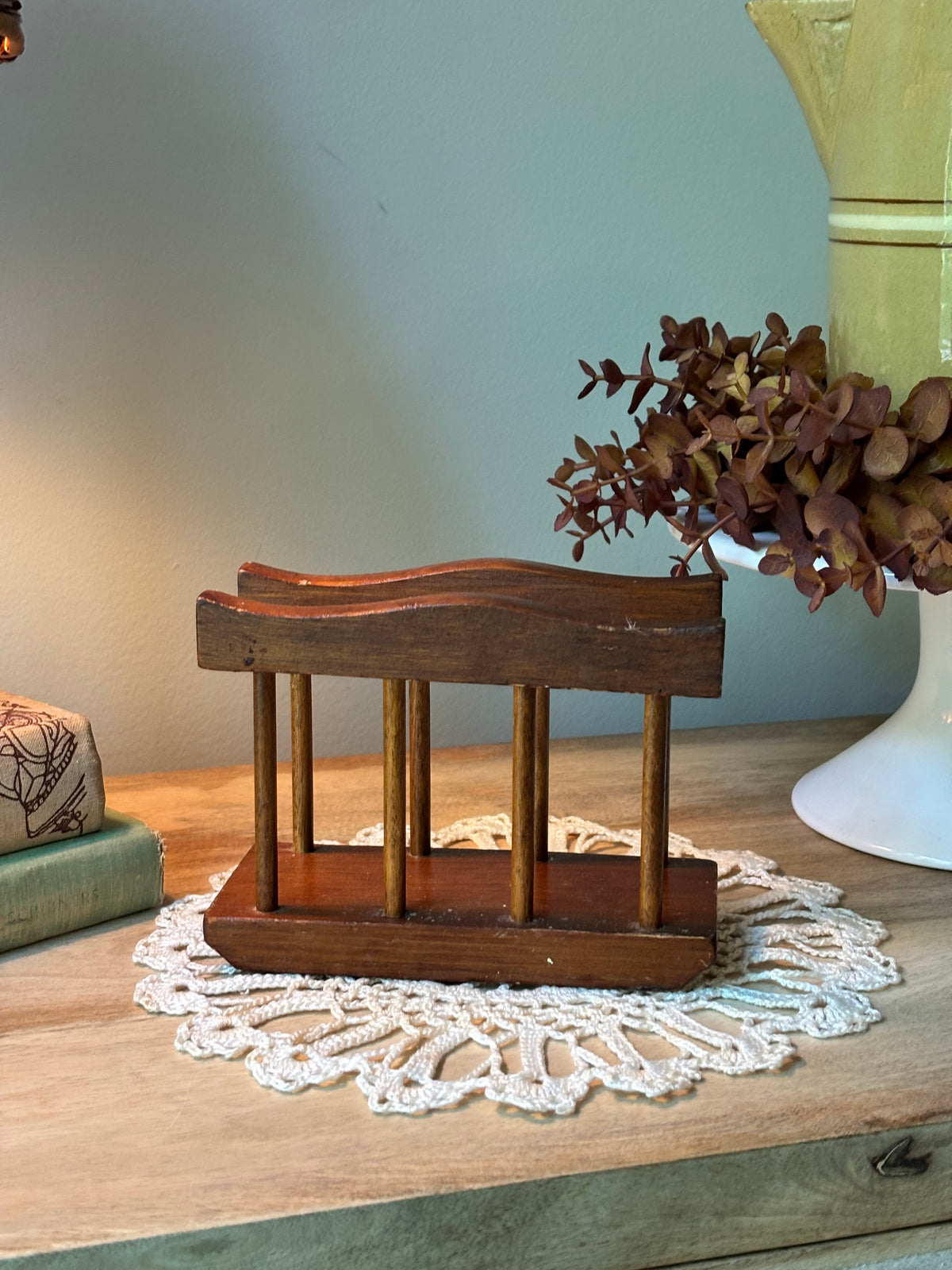 Vintage Wooden Napkin Holder