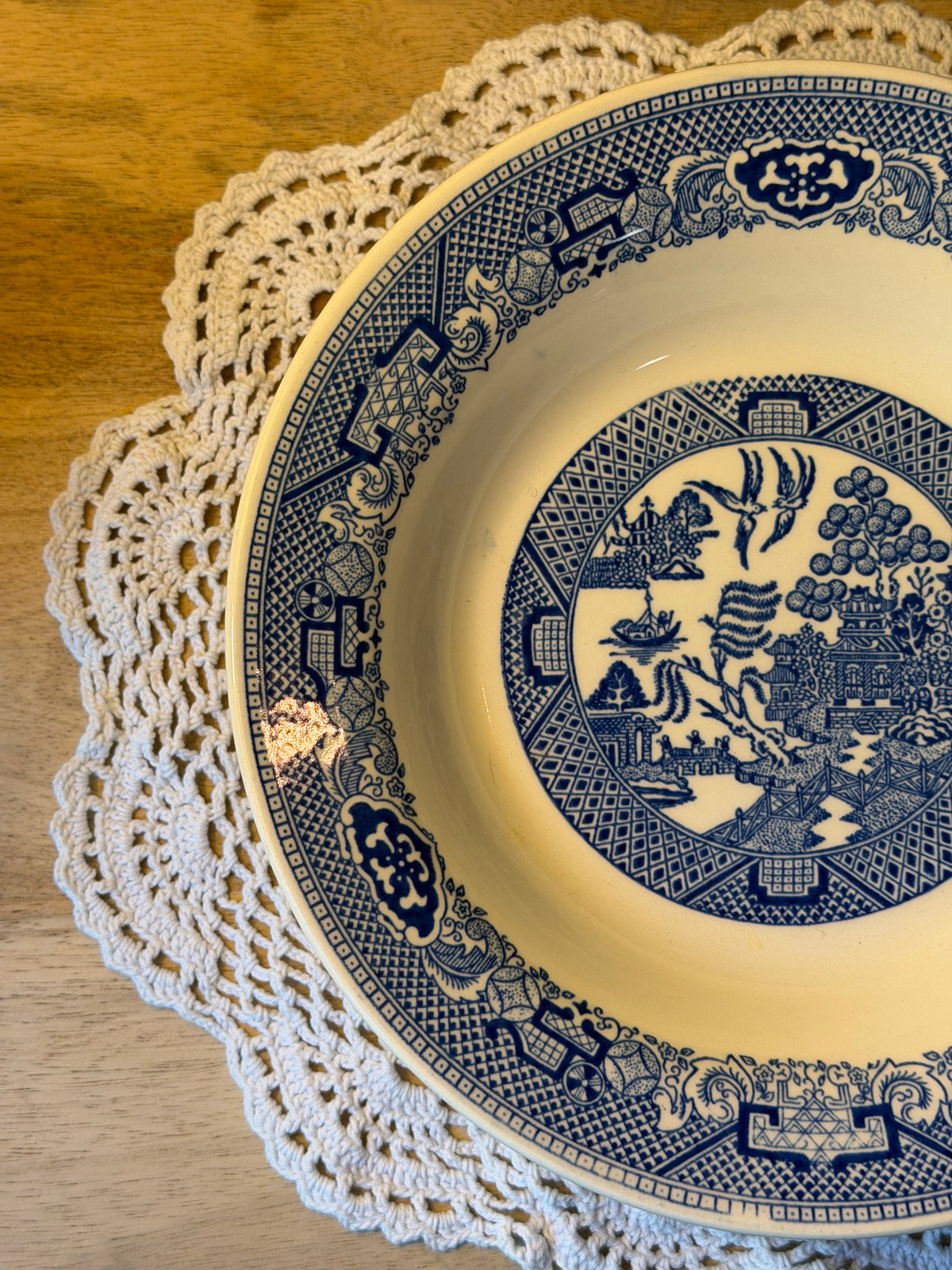 Blue and White Transferware & Plates
