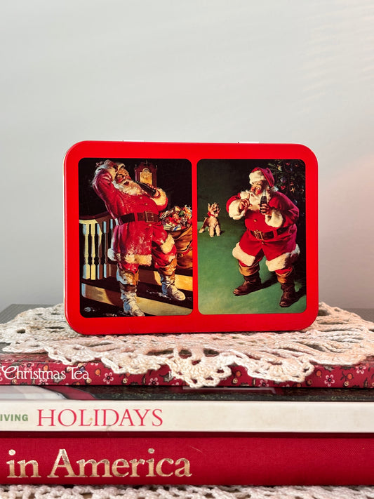 Coca Cola Nostalgia Santa Claus Playing Cards