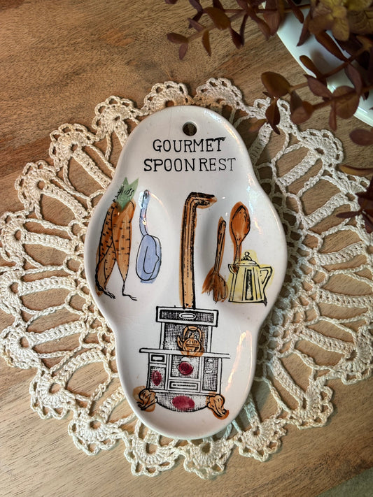 Vintage Gourmet Spoon Rest