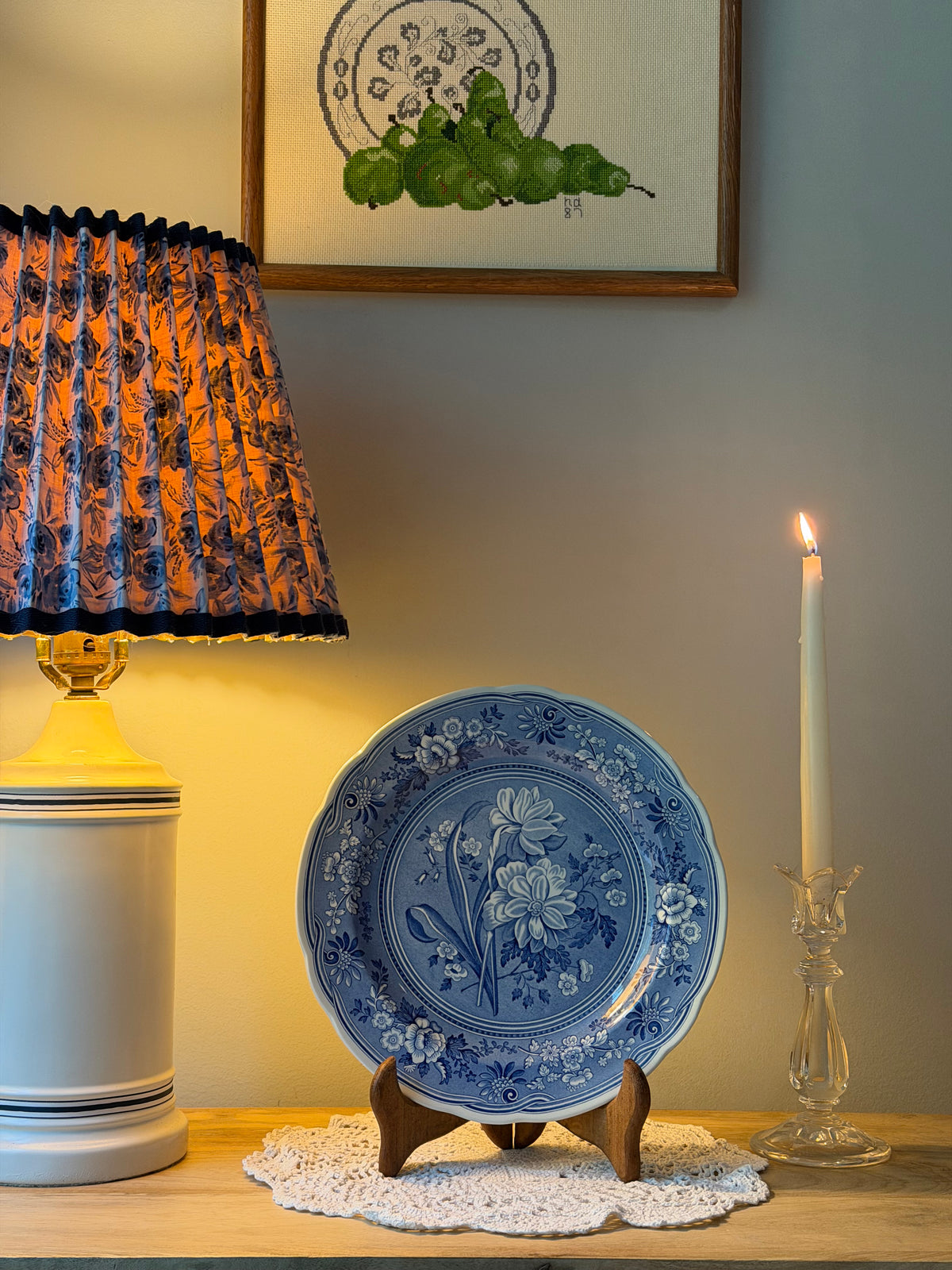 Blue and White Transferware & Plates