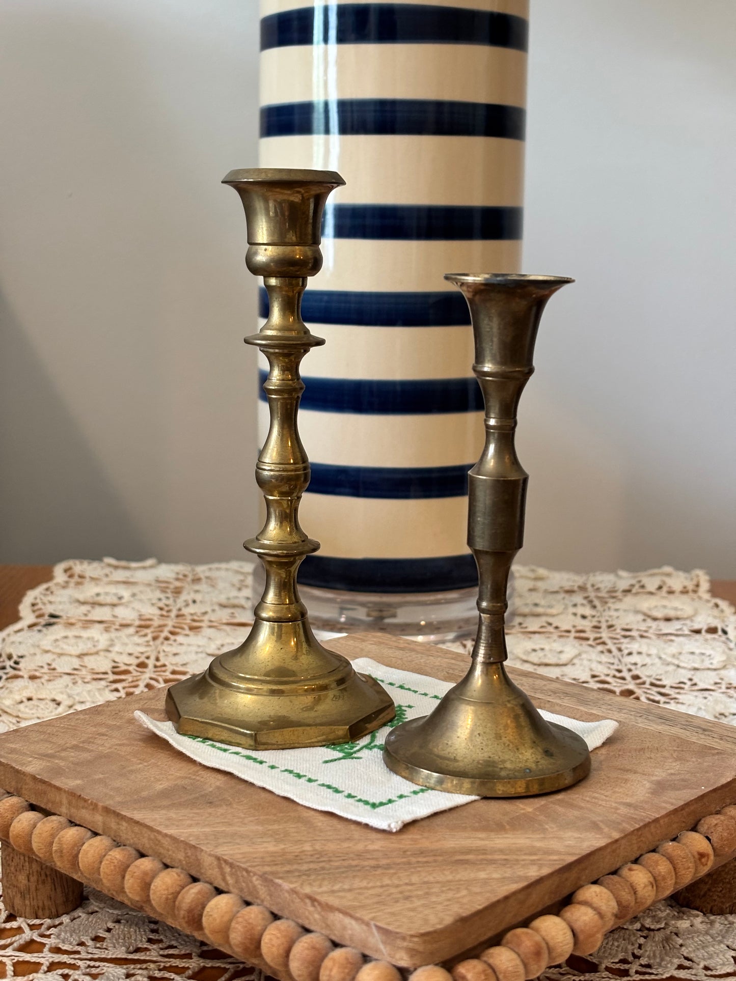 Vintage Brass Candlesticks