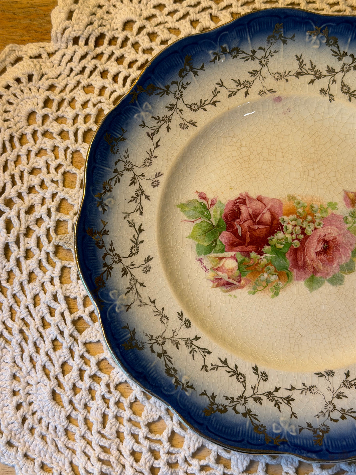 Blue and White Transferware & Plates