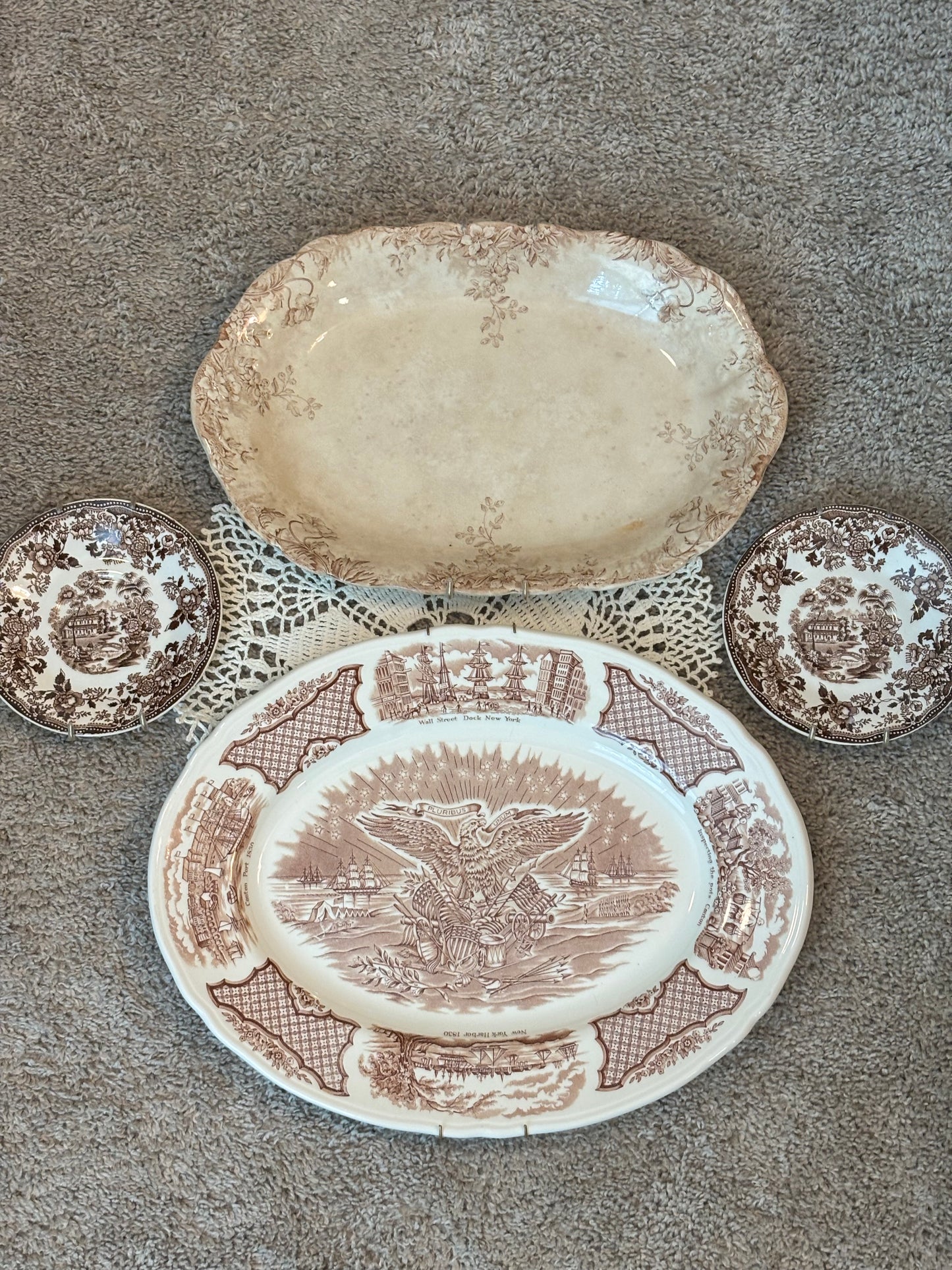 Vintage Alfred Meakin Fair Winds Platter
