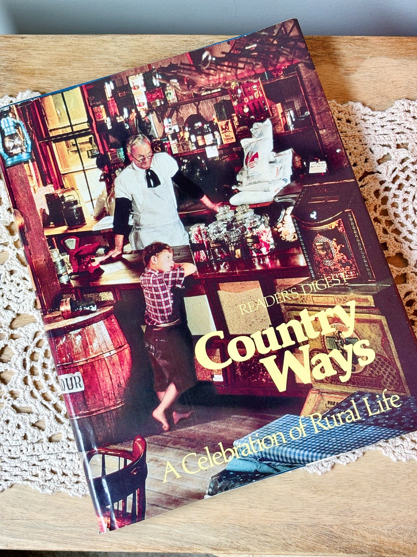 Vintage 1988 1st Edition Country Ways Coffee Table Book