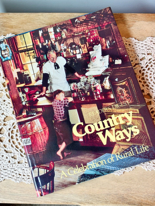 Vintage 1988 1st Edition Country Ways Coffee Table Book