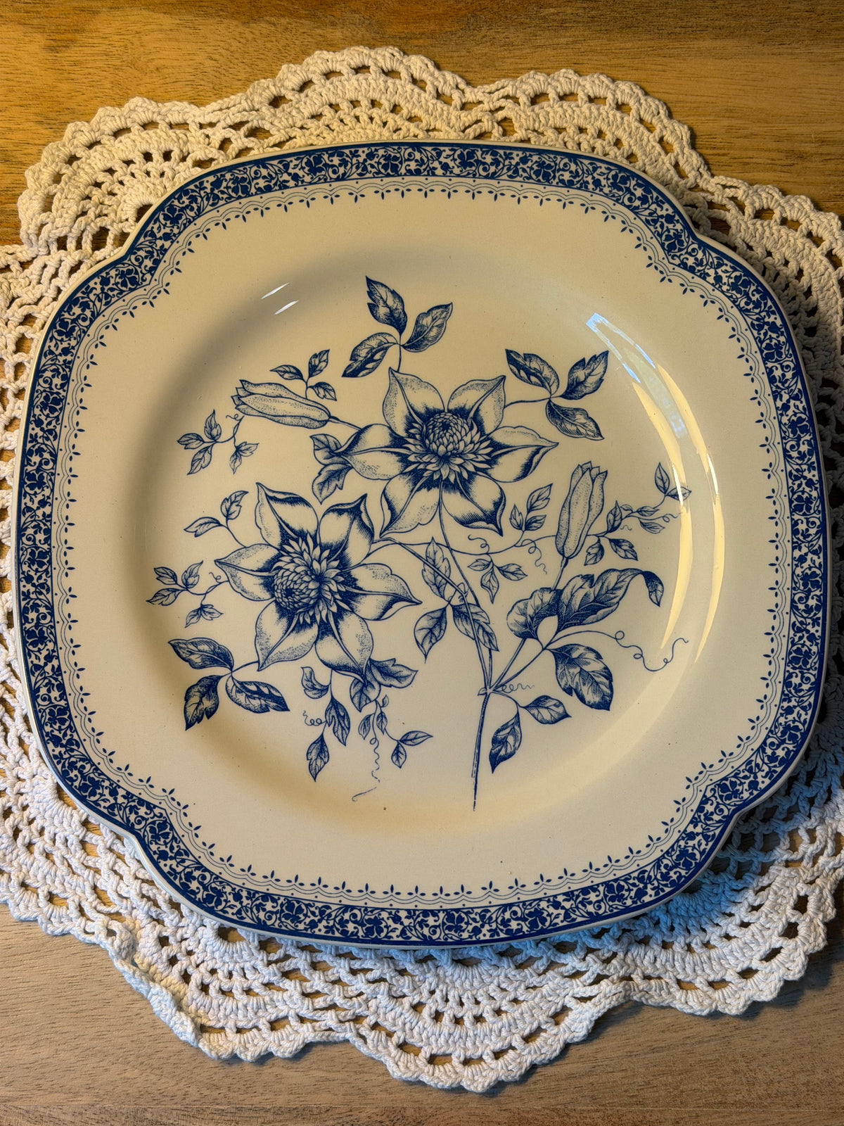 Blue and White Transferware & Plates