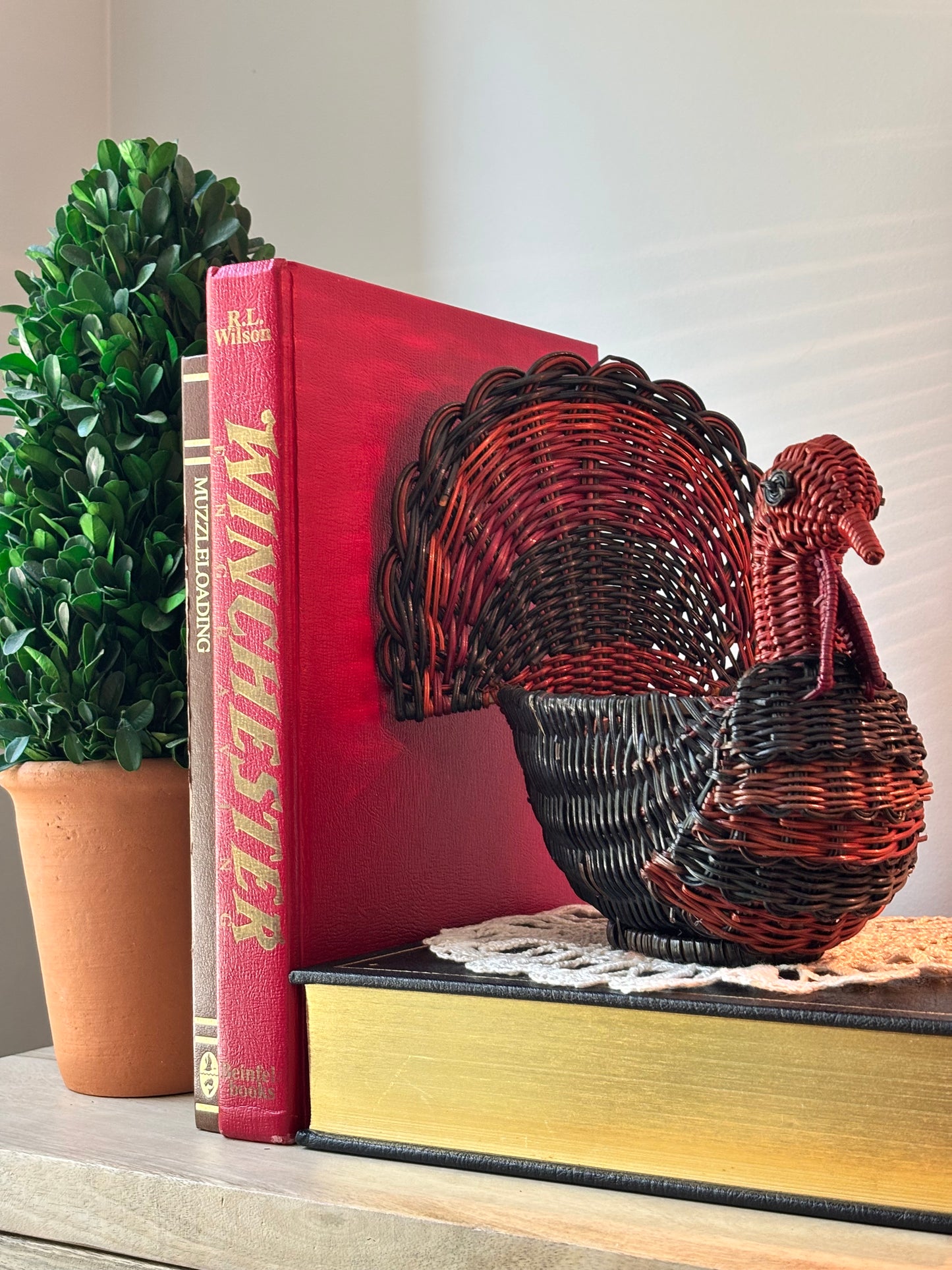 Vintage Turkey Basket
