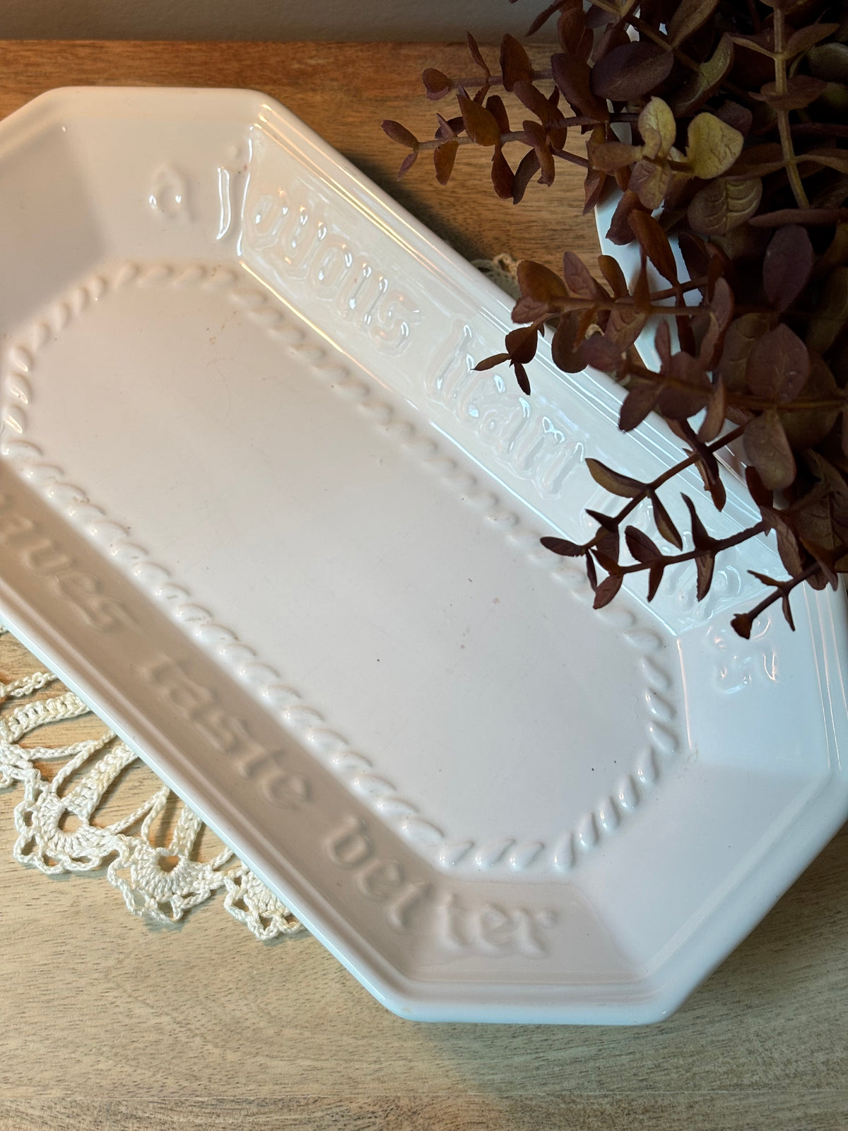 A Joyous Heart Pfaltzgraff Bread Platter
