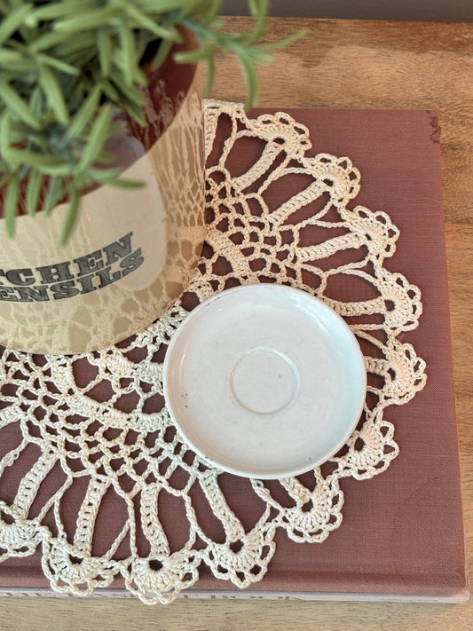 Ironstone Butter Pat