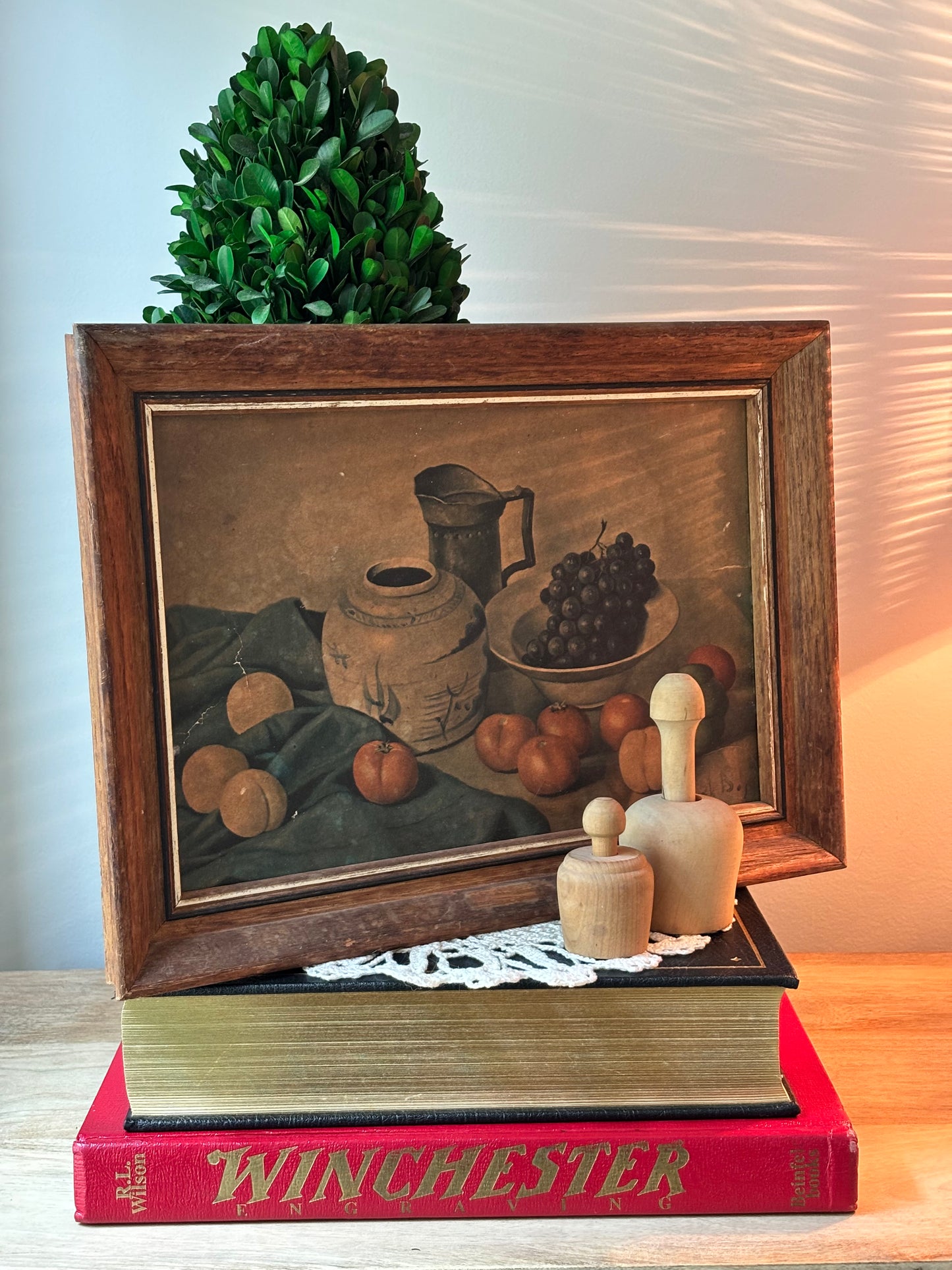 Henk Bos Rustic Still Life Framed Print