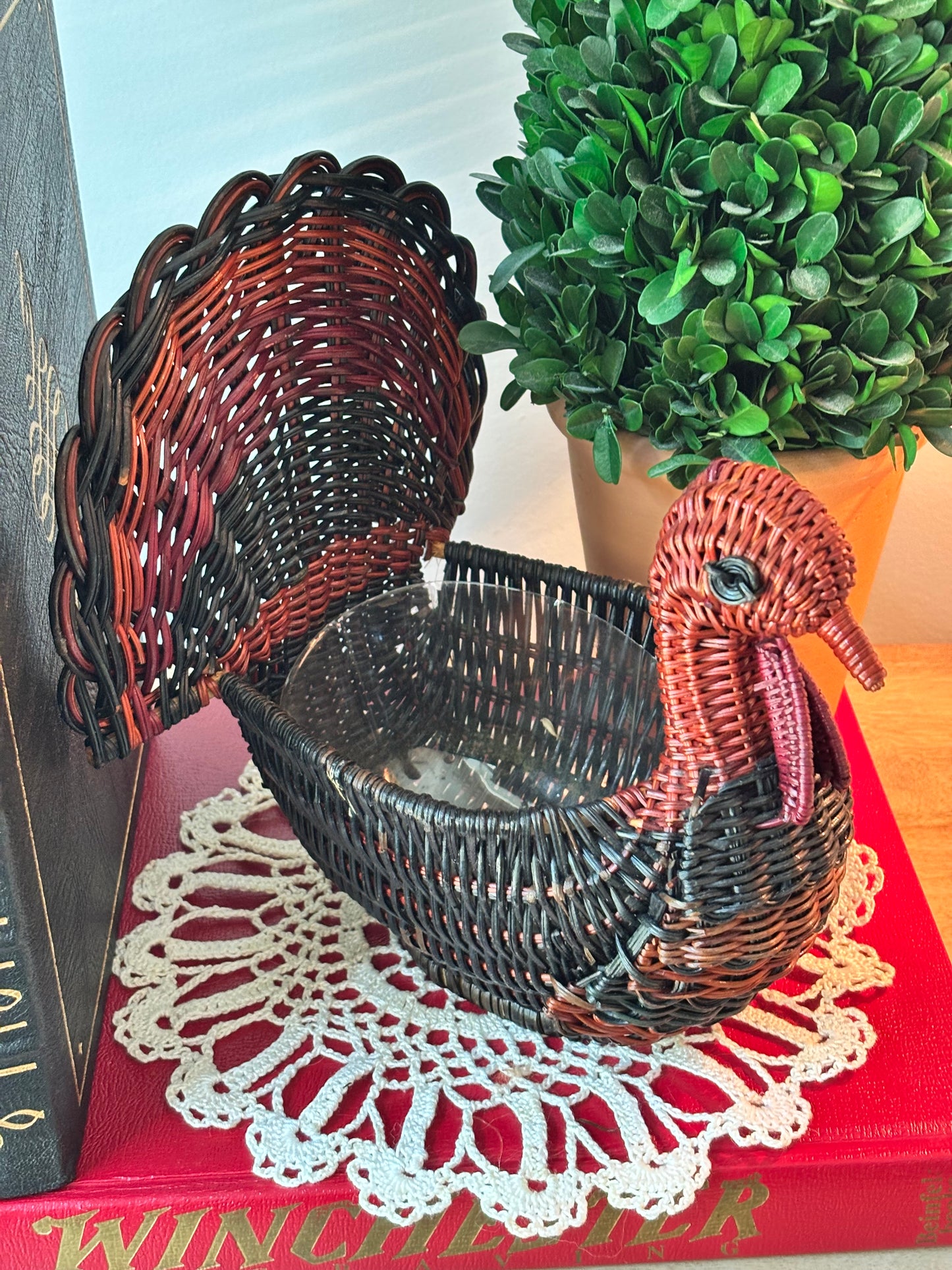 Vintage Turkey Basket