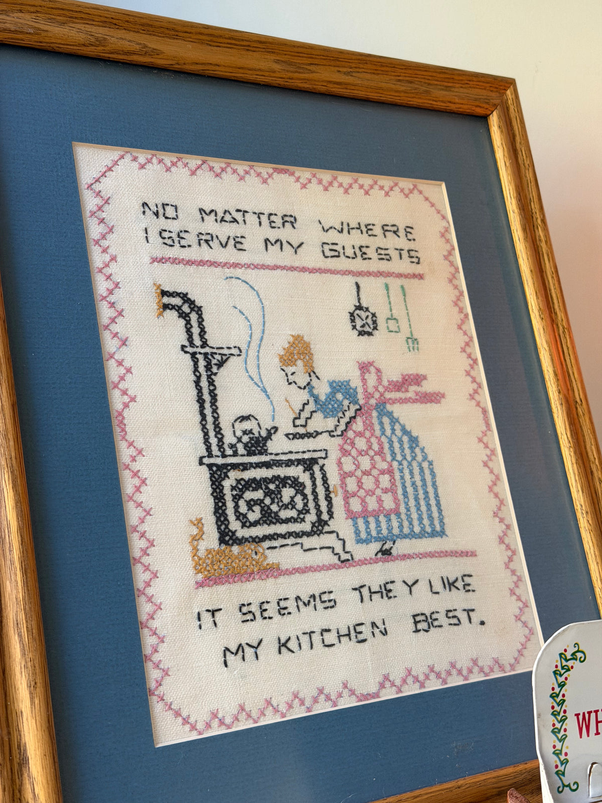 It Seems They LIke my Kitchen Best Cross Stitch