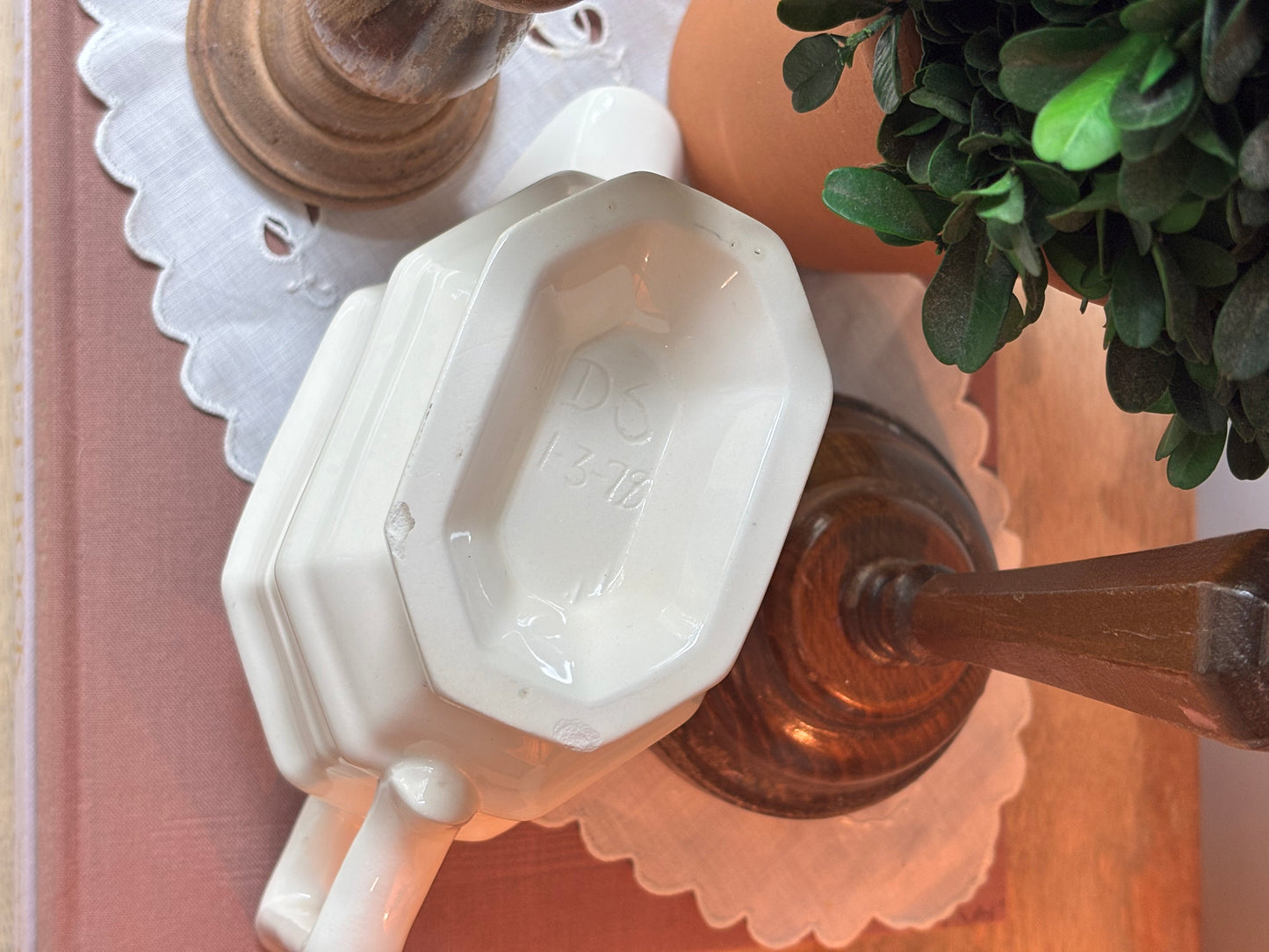 Floral Gravy Boat