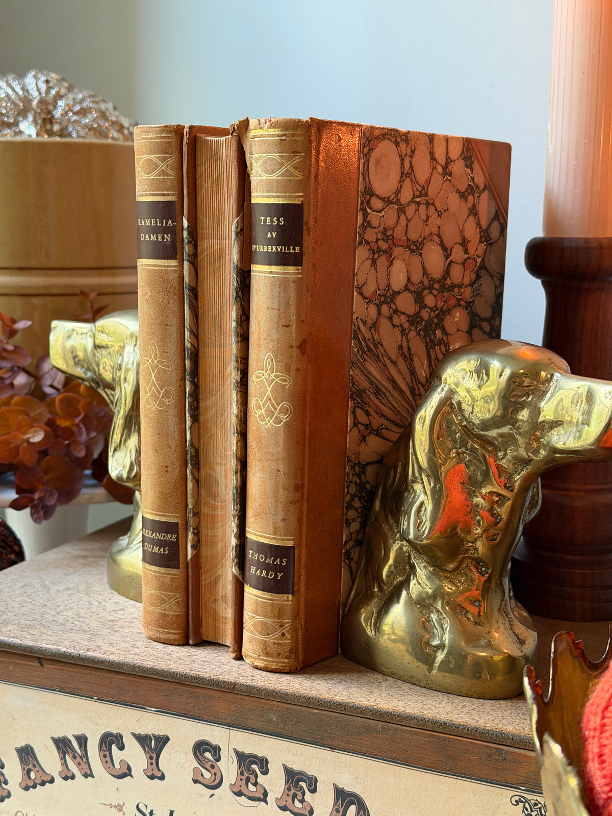 Marbled Leather Book Bundle