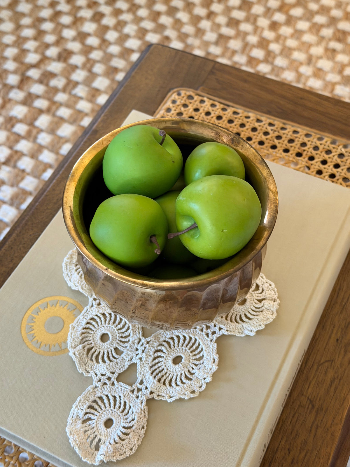 Vintage Brass Planter