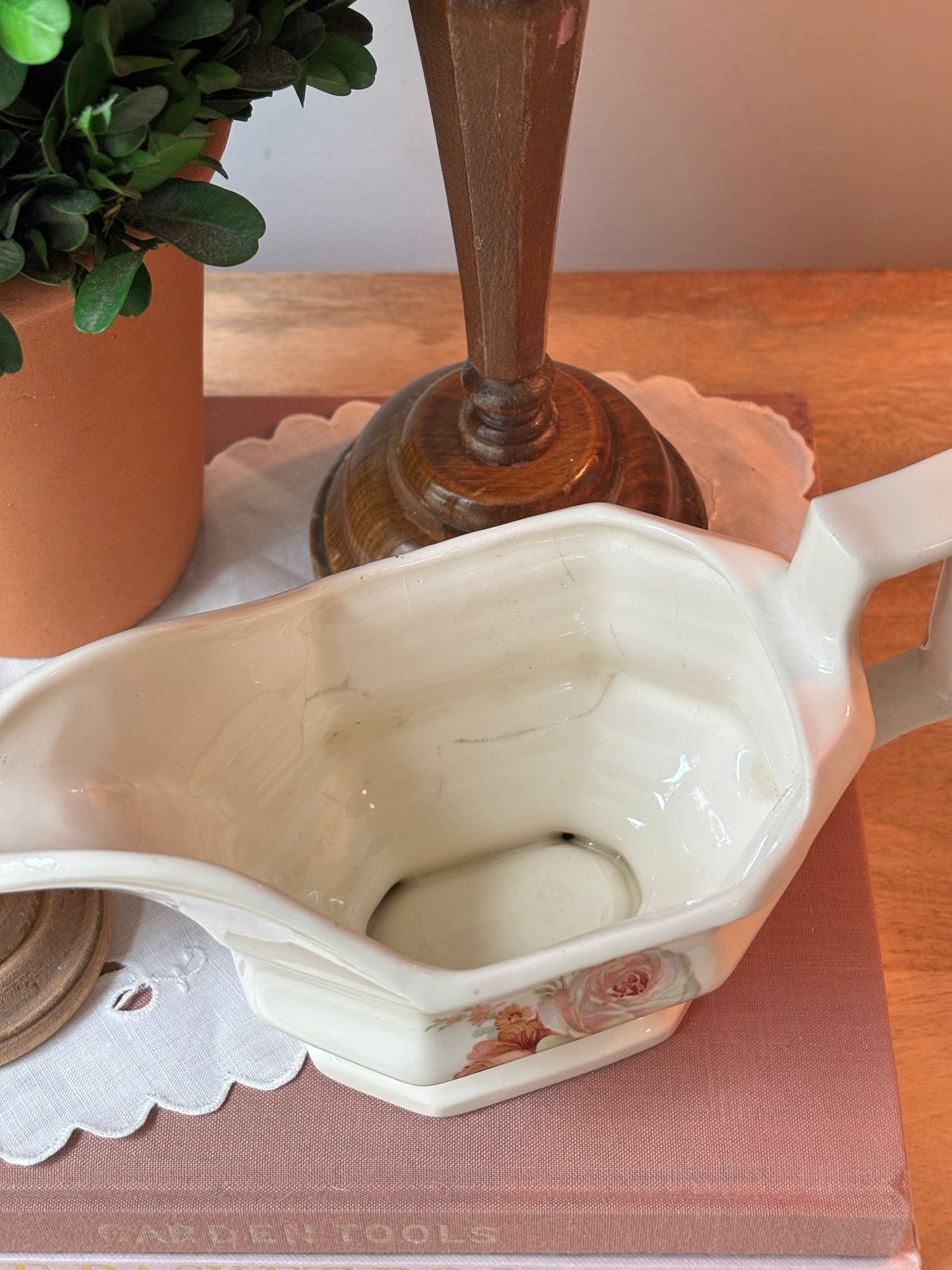 Floral Gravy Boat