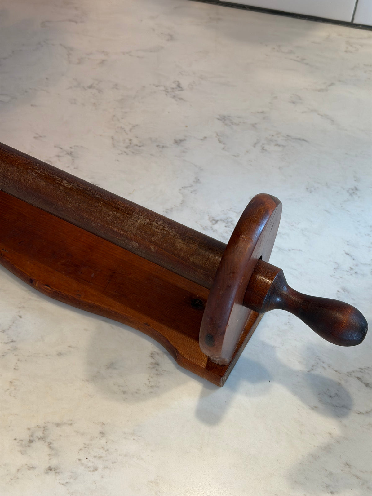 Vintage Wooden Paper Towel Holder