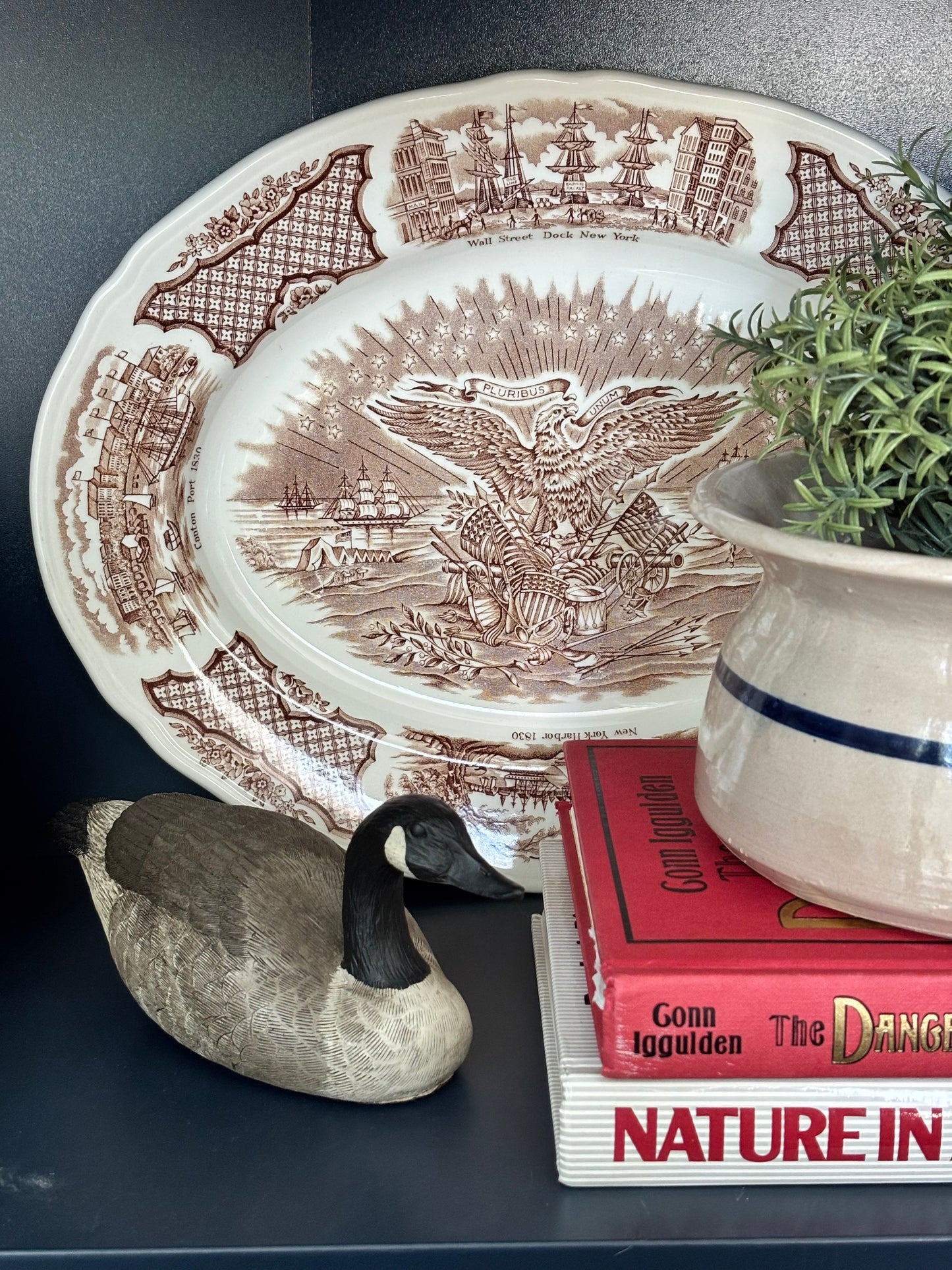 Vintage Alfred Meakin Fair Winds Platter