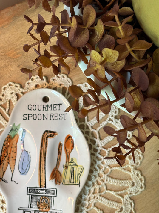 Vintage Gourmet Spoon Rest