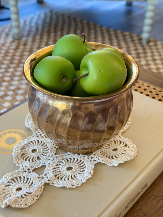 Vintage Brass Planter