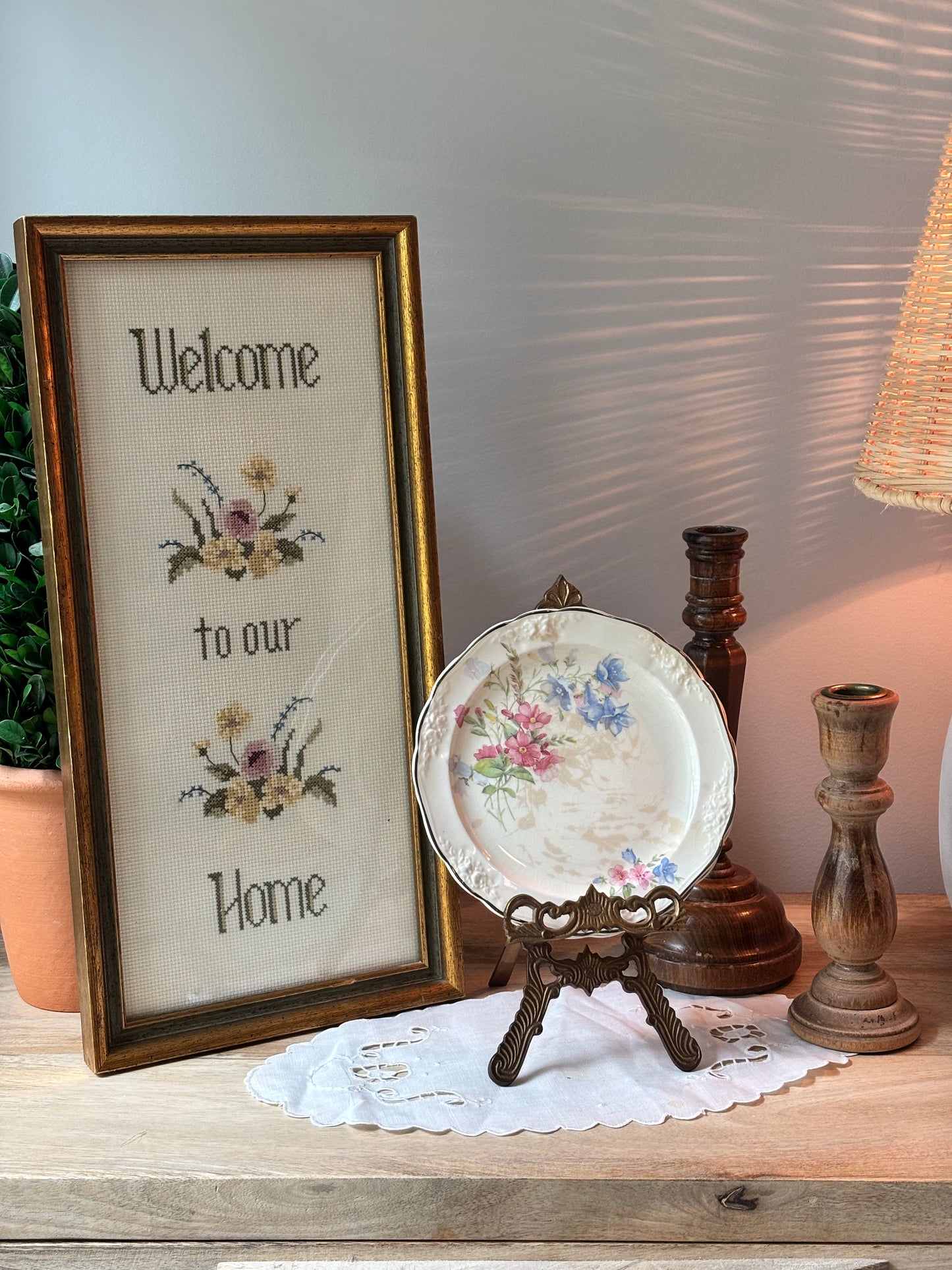 Ornate Brass Easel