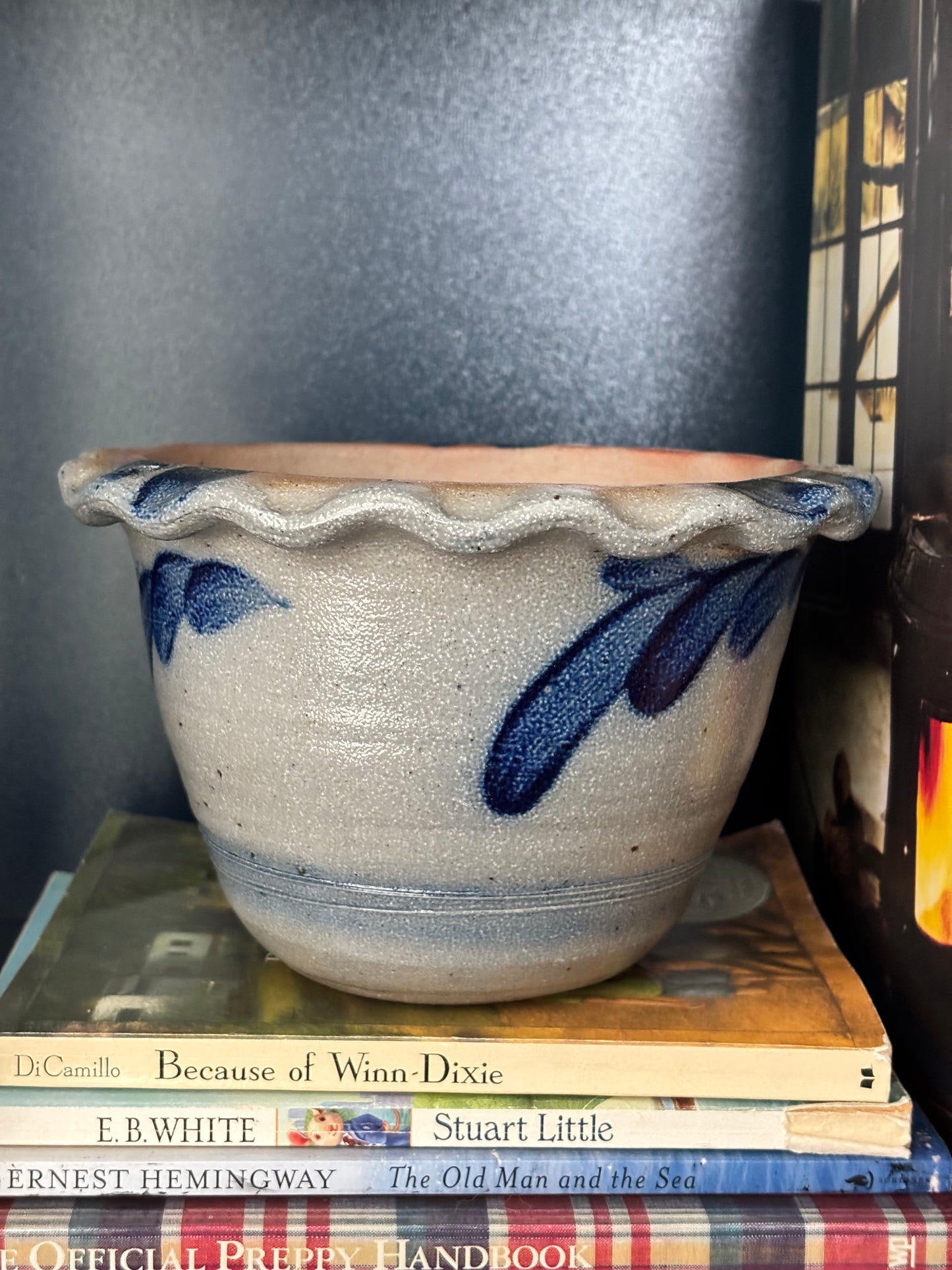 Vintage Rowe Pottery Salt Glazed Planter