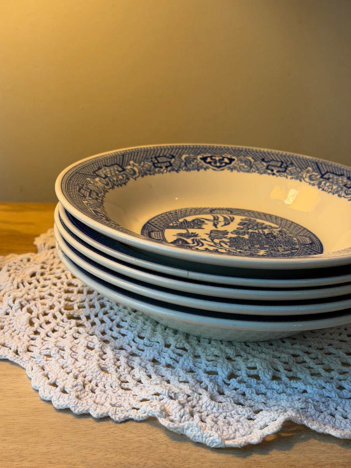 Blue and White Transferware & Plates