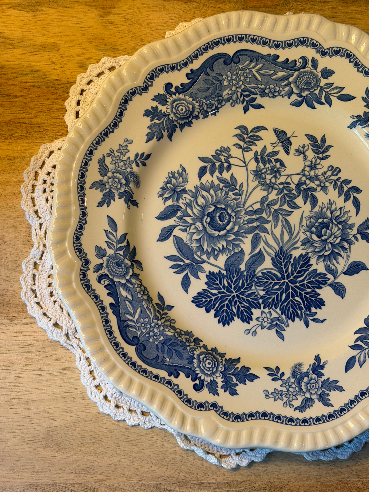 Blue and White Transferware & Plates