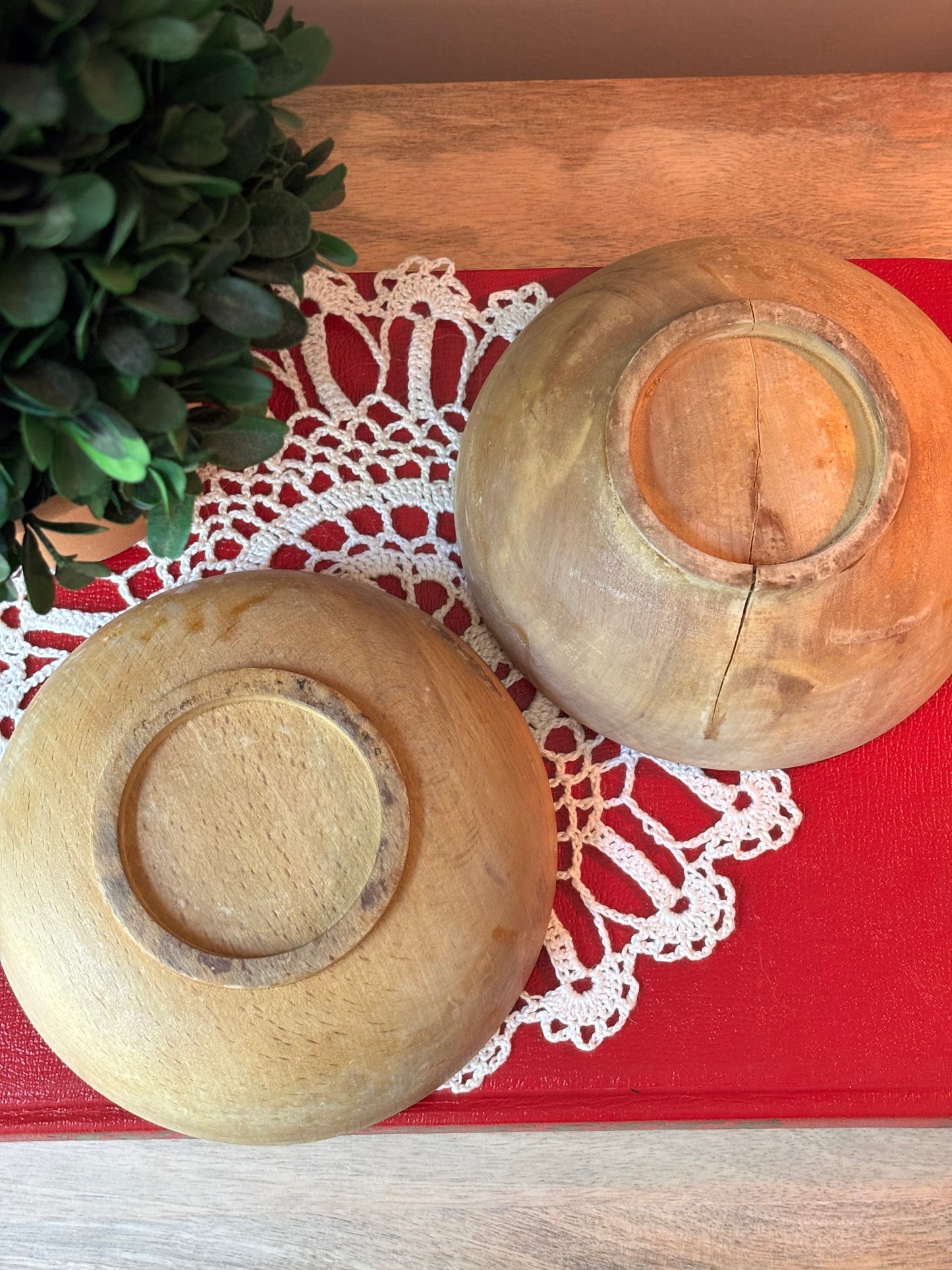 Wooden Dough Bowls
