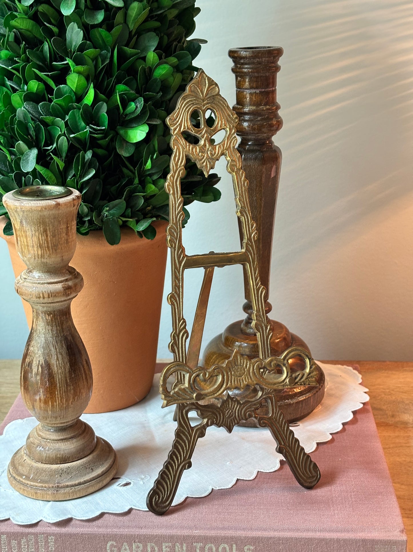 Ornate Brass Easel